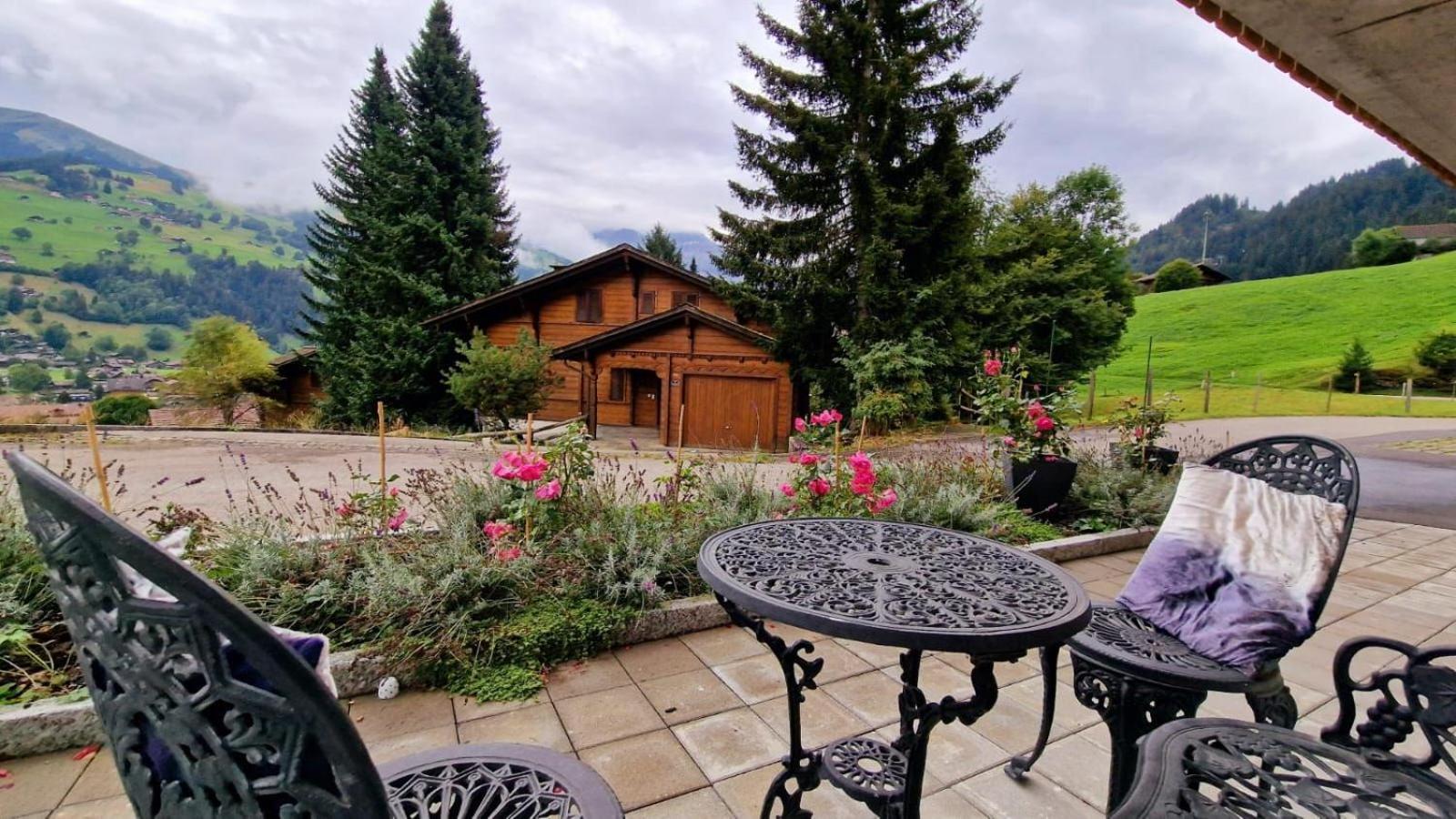 Large Deluxe Studio For 2 - Chalet Lovo Lenk Zewnętrze zdjęcie