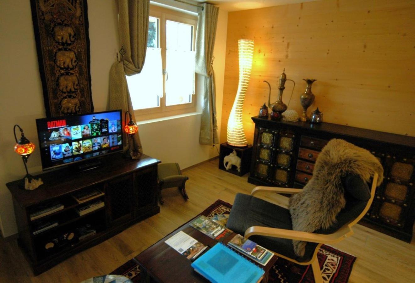 Large Deluxe Studio For 2 - Chalet Lovo Lenk Zewnętrze zdjęcie