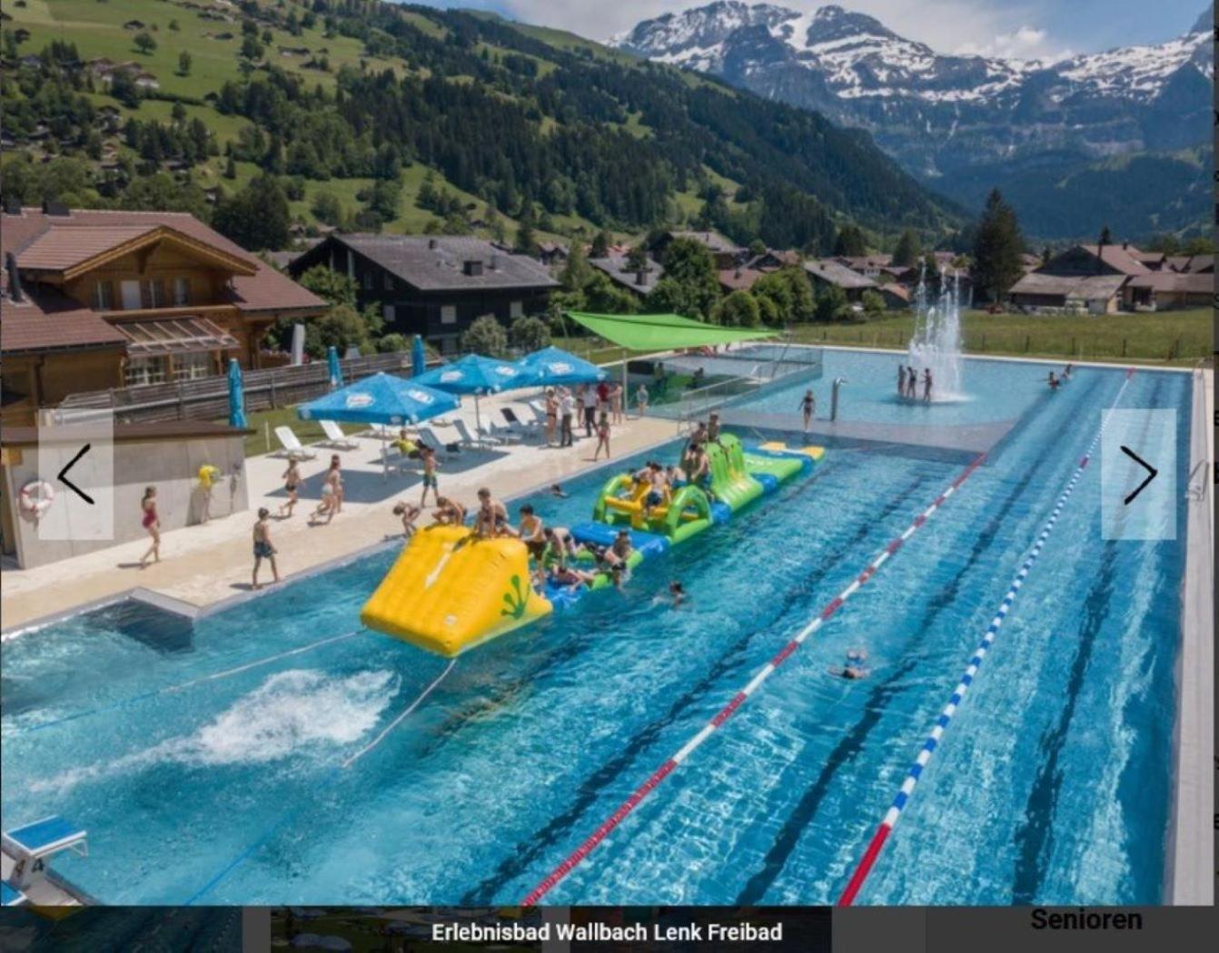 Large Deluxe Studio For 2 - Chalet Lovo Lenk Zewnętrze zdjęcie