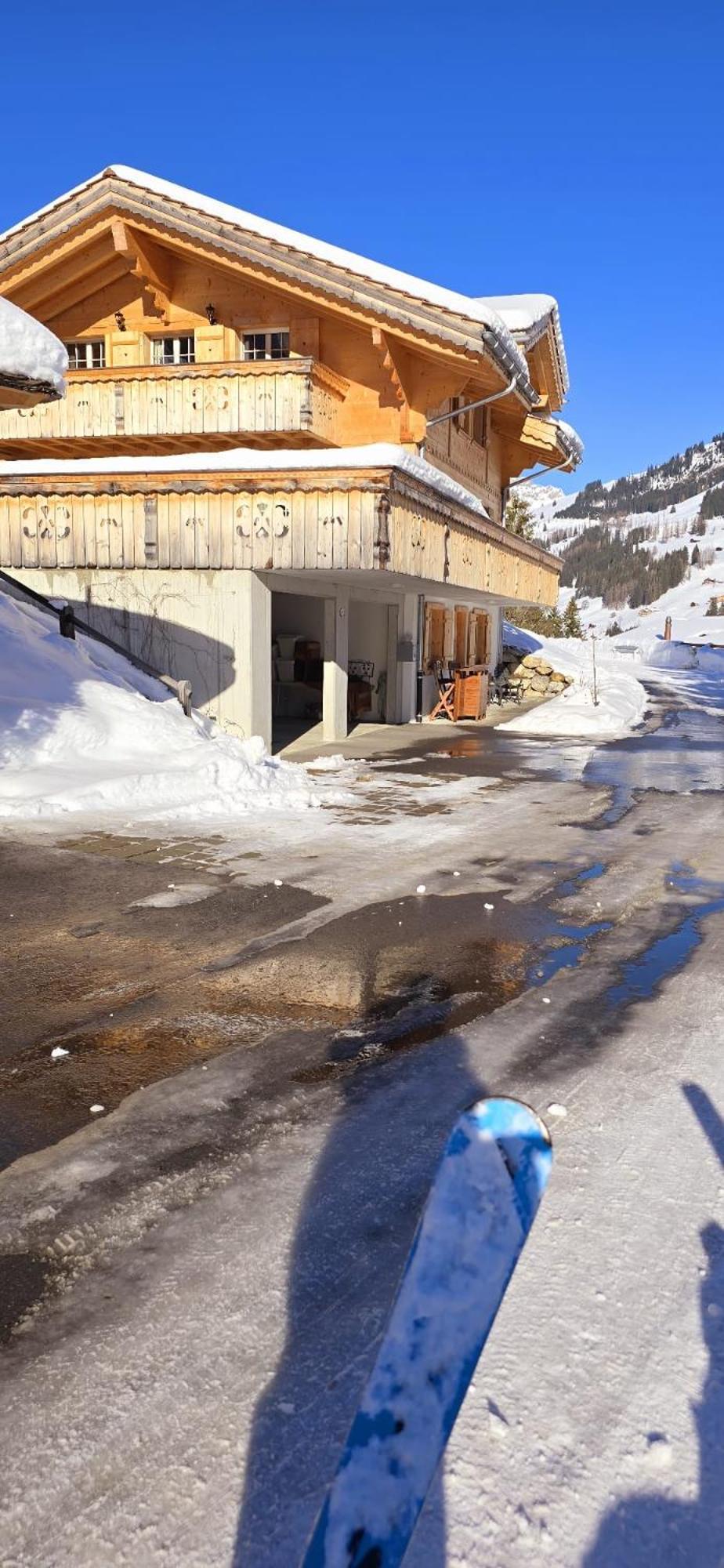 Large Deluxe Studio For 2 - Chalet Lovo Lenk Zewnętrze zdjęcie