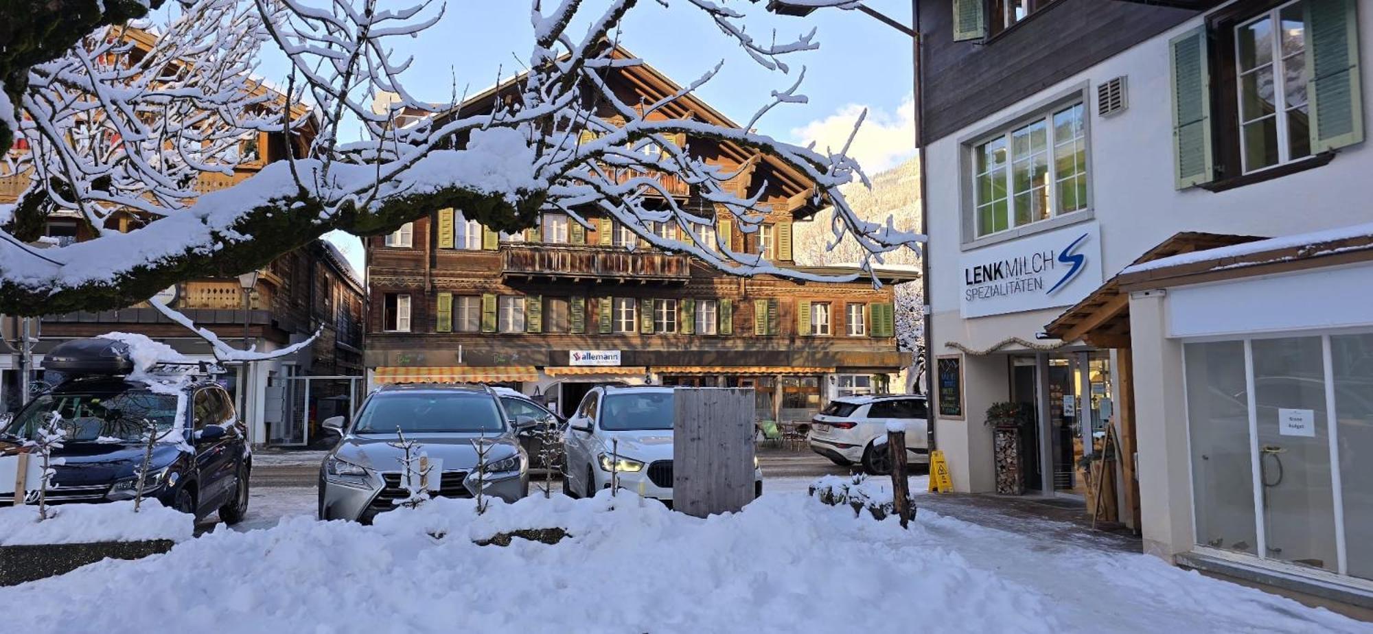 Large Deluxe Studio For 2 - Chalet Lovo Lenk Zewnętrze zdjęcie